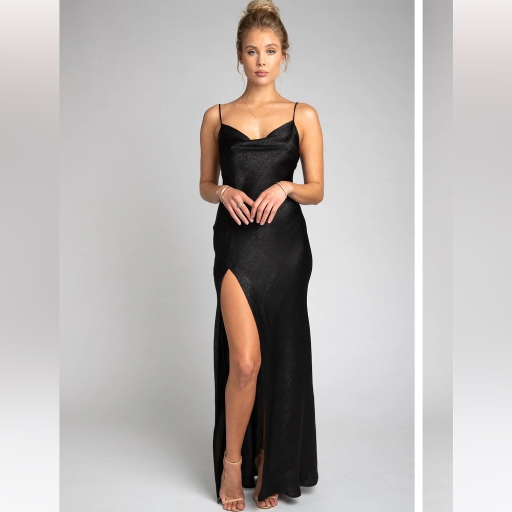 Resa River slip dress 
Small 
Black
Worn once